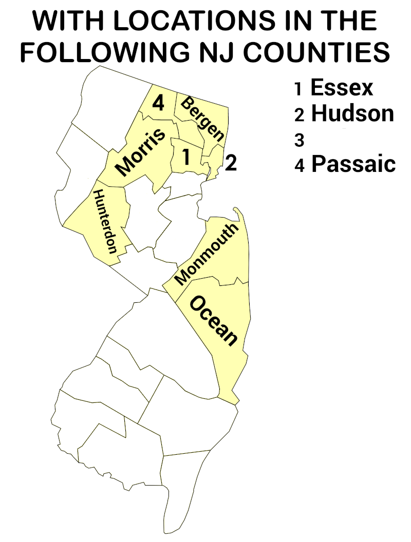 NJ COUNTY LOCATIONS